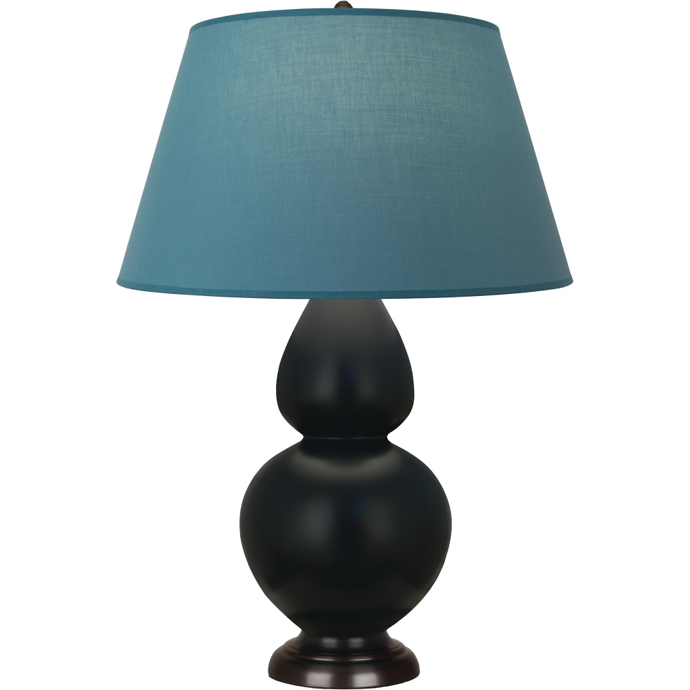 Matte Obsidian Double Gourd Table Lamp