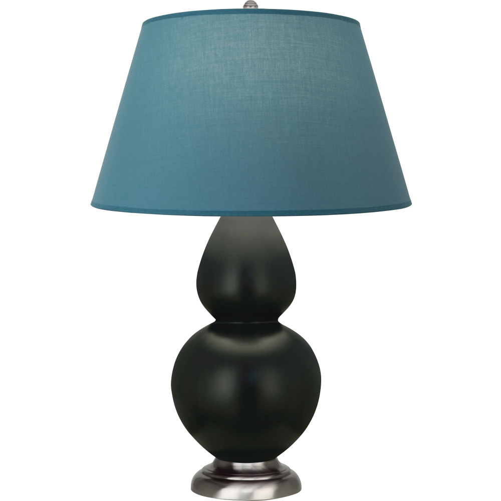 Matte Obsidian Double Gourd Table Lamp
