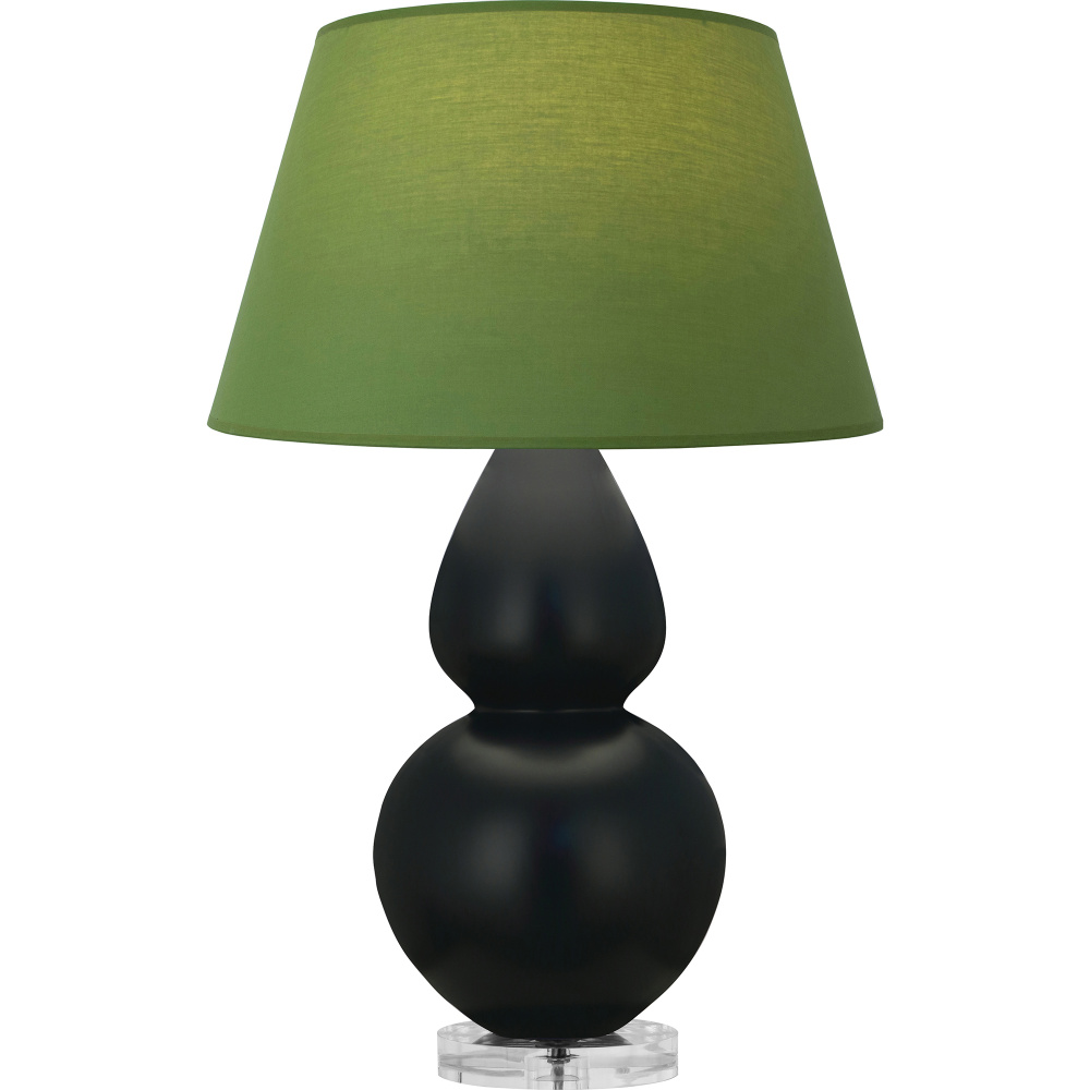 Matte Obsidian Double Gourd Table Lamp