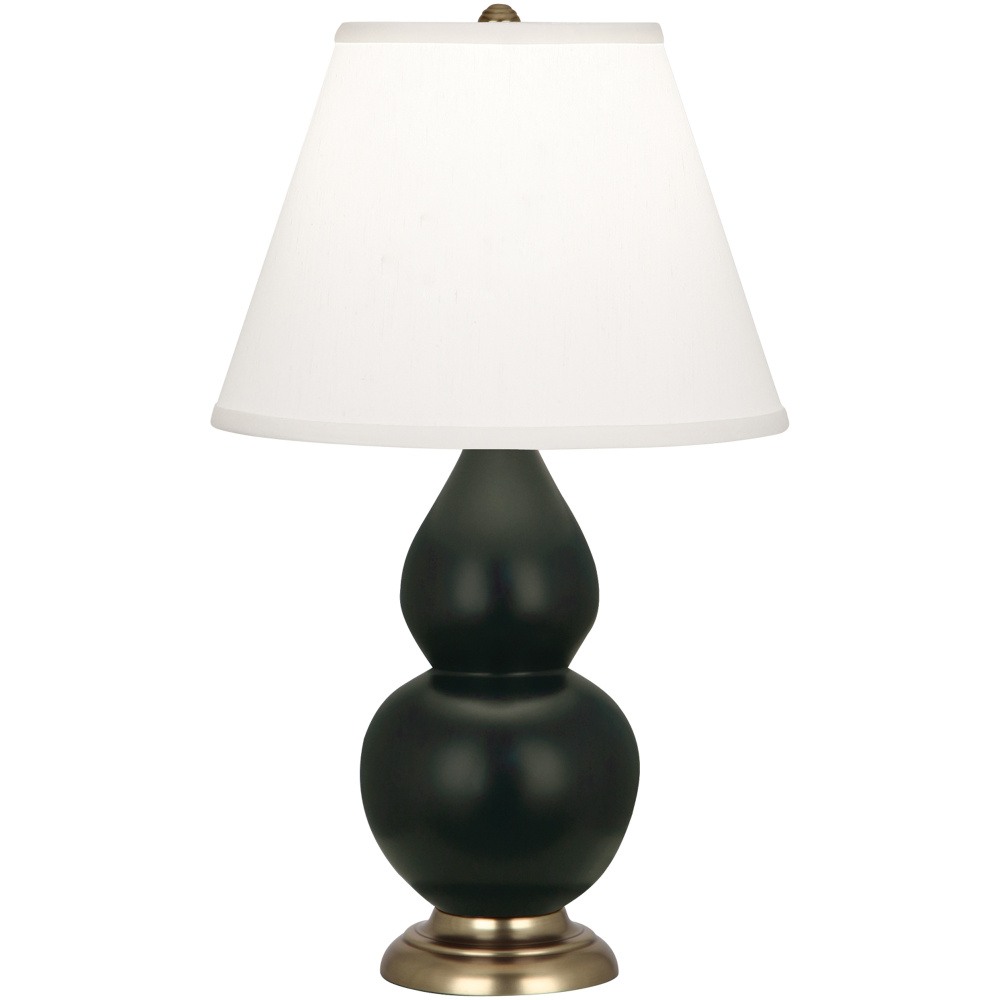 Matte Obsidian Small Double Gourd Accent Lamp