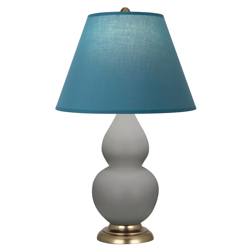 Matte Smokey Taupe Small Double Gourd Accent Lamp