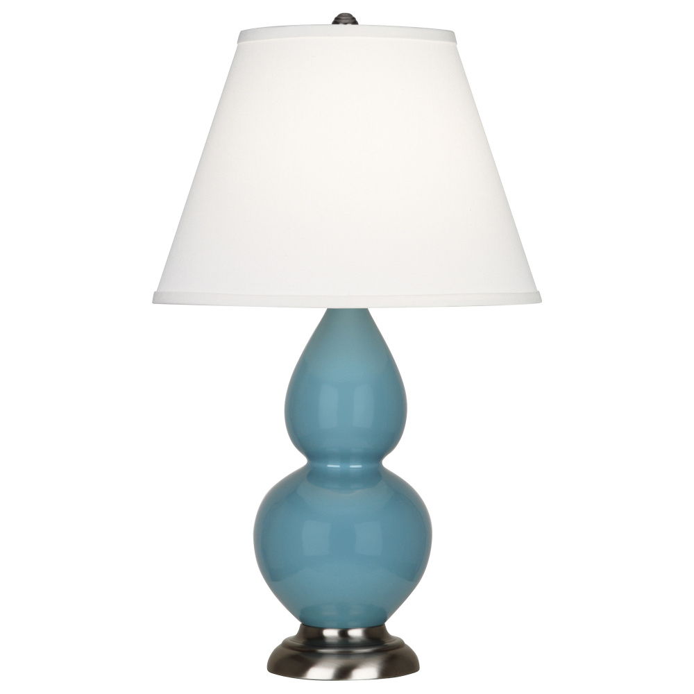 Steel Blue Small Double Gourd Accent Lamp