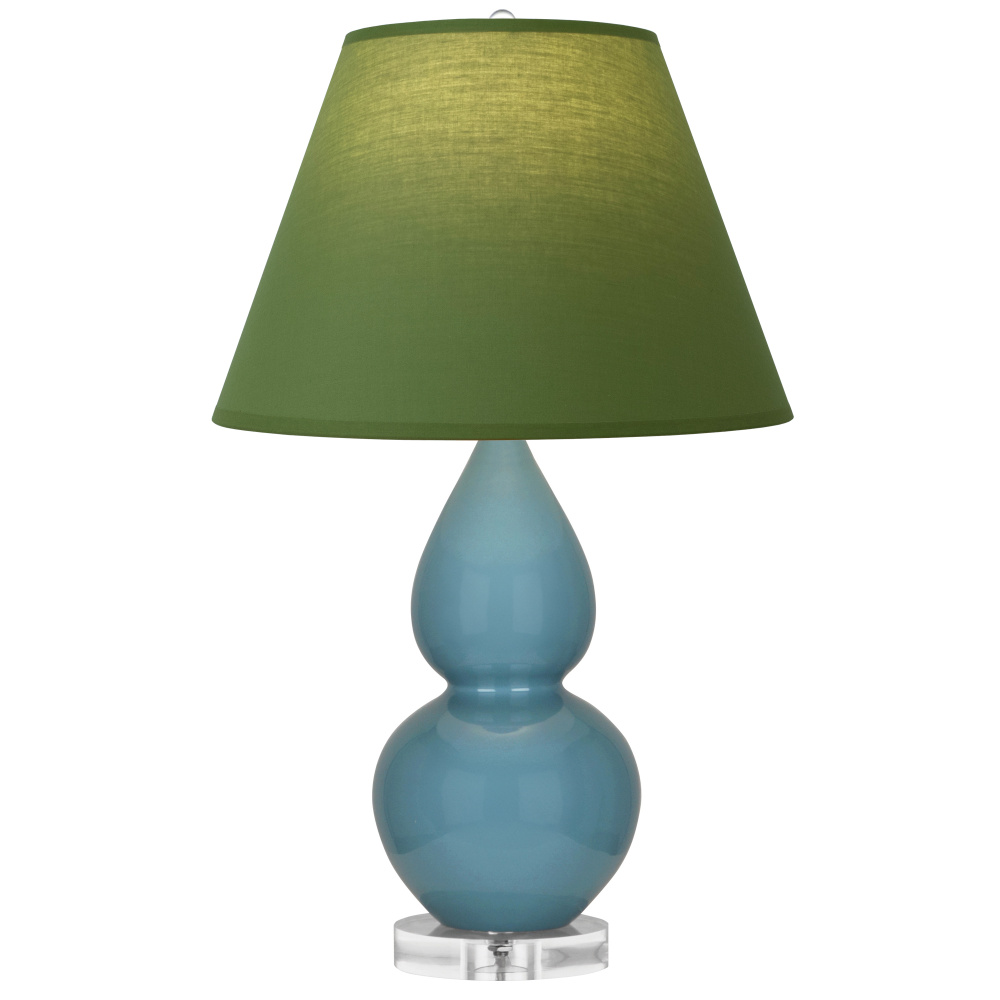 Steel Blue Small Double Gourd Accent Lamp