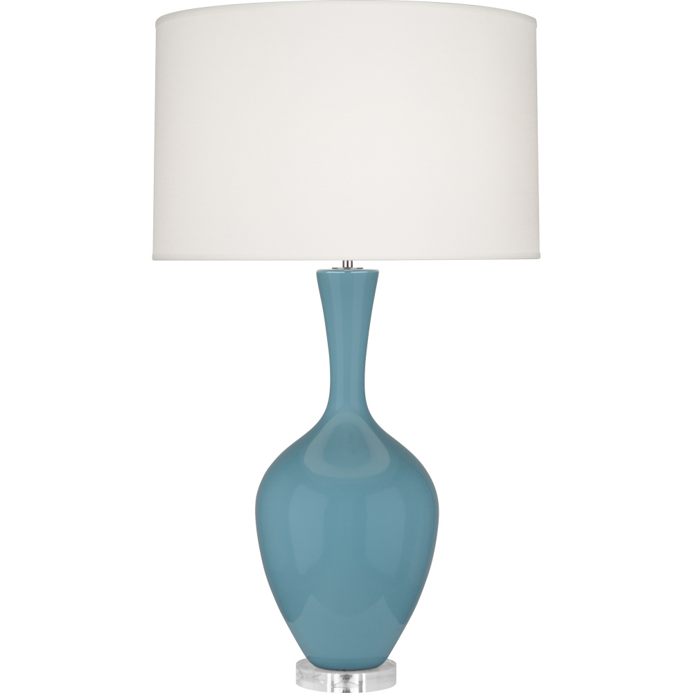 Steel Blue Audrey Table Lamp