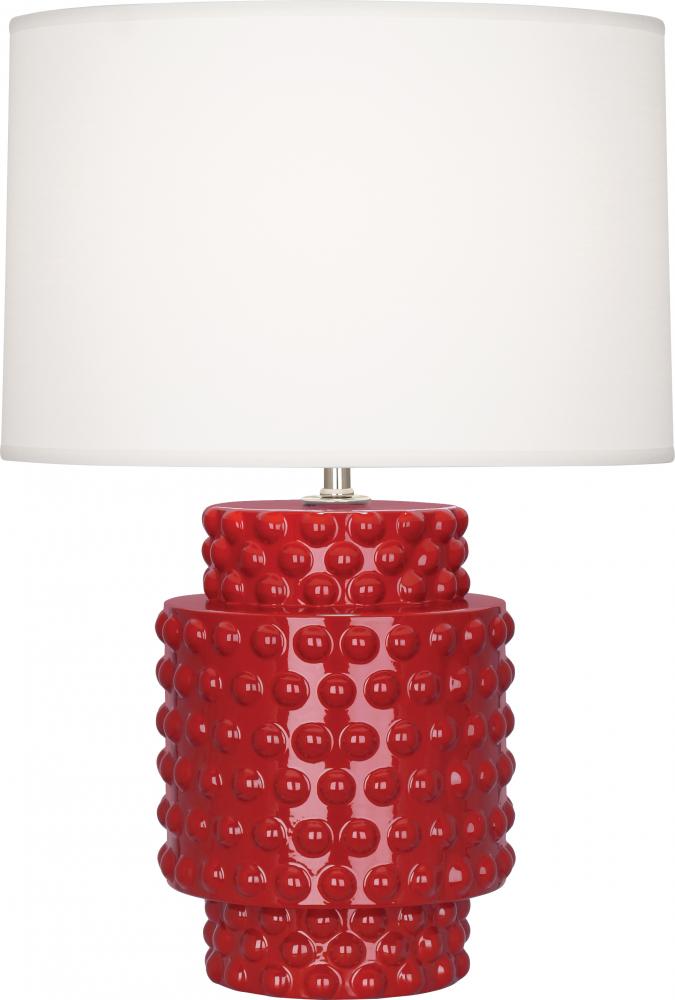Ruby Red Dolly Accent Lamp