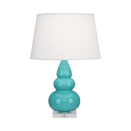 Egg Blue Small Triple Gourd Accent Lamp