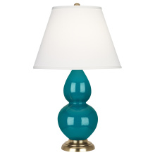 Robert Abbey 1771X - Peacock Small Double Gourd Accent Lamp