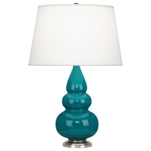 Robert Abbey 293X - Peacock Small Triple Gourd Accent Lamp