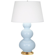 Robert Abbey 321X - Baby Blue Triple Gourd Table Lamp