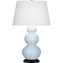 Robert Abbey 341X - Baby Blue Triple Gourd Table Lamp