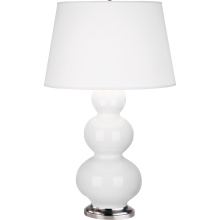 Robert Abbey 351X - Lily Triple Gourd Table Lamp