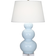 Robert Abbey A361X - Baby Blue Triple Gourd Table Lamp