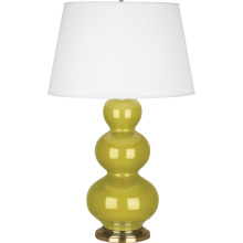 Robert Abbey CI40X - Citron Triple Gourd Table Lamp