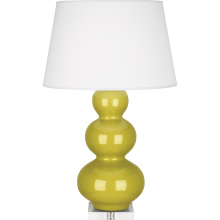Robert Abbey CI43X - Citron Triple Gourd Table Lamp