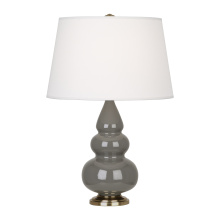 Robert Abbey CR30X - Ash Small Triple Gourd Accent Lamp