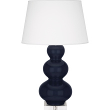 Robert Abbey MB43X - Midnight Triple Gourd Table Lamp