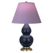Robert Abbey MMB50L - Matte Midnight Blue Small Double Gourd Accent Lamp