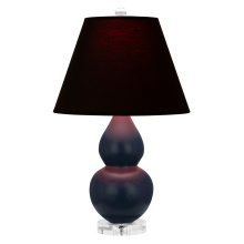 Robert Abbey MMB53K - Matte Midnight Blue Small Double Gourd Accent Lamp