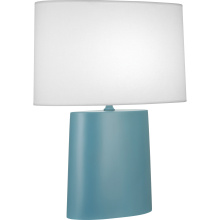 Robert Abbey MOB03 - Matte Steel Blue Victor Table Lamp