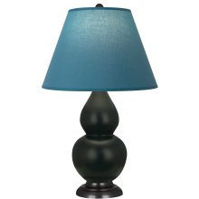 Robert Abbey MOS11B - Matte Obsidian Small Double Gourd Accent Lamp
