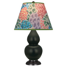 Robert Abbey MOS11S - Matte Obsidian Small Double Gourd Accent Lamp