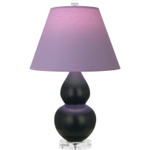 Robert Abbey MOS13L - Matte Obsidian Small Double Gourd Accent Lamp