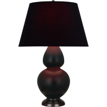 Robert Abbey MOS21K - Matte Obsidian Double Gourd Table Lamp