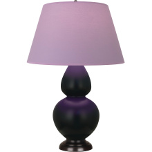 Robert Abbey MOS21L - Matte Obsidian Double Gourd Table Lamp