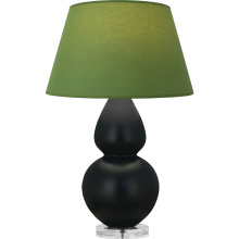 Robert Abbey MOS23G - Matte Obsidian Double Gourd Table Lamp