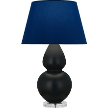 Robert Abbey MOS23N - Matte Obsidian Double Gourd Table Lamp