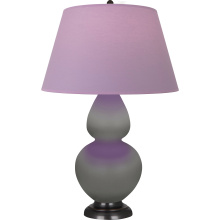 Robert Abbey MST57L - Matte Smokey Taupe Double Gourd Table Lamp