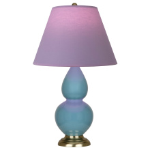 Robert Abbey OB10L - Steel Blue Small Double Gourd Accent Lamp
