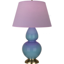 Robert Abbey OB20L - Steel Blue Double Gourd Table Lamp