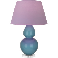 Robert Abbey OB23L - Steel Blue Double Gourd Table Lamp
