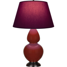 Robert Abbey OX21P - Oxblood Double Gourd Table Lamp