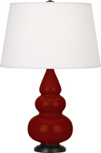 Robert Abbey OX31X - Oxblood Small Triple Gourd Accent Lamp