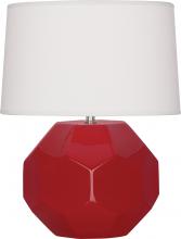 Robert Abbey RR01 - Ruby Red Franklin Table Lamp