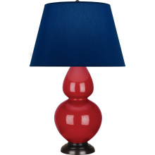 Robert Abbey RR21N - Ruby Red Double Gourd Table Lamp