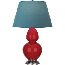 Robert Abbey RR22B - Ruby Red Double Gourd Table Lamp