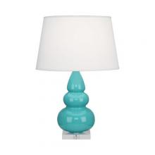 Robert Abbey A292X - Egg Blue Small Triple Gourd Accent Lamp