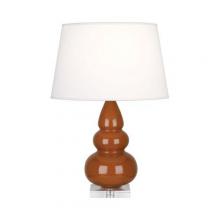 Robert Abbey A295X - Cinnamon Small Triple Gourd Accent Lamp