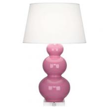 Robert Abbey A358X - Schiaparelli Pink Triple Gourd Table Lamp