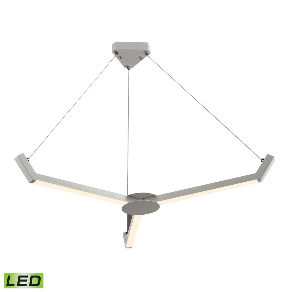 Zuno Integrated LED Chandelier in Matte White