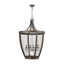 ELK Home Plus 1140-034 - Renaissance Invention 4-Light Chandelier in Aged Wood and Wire - Long