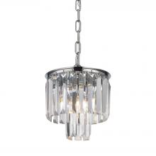 ELK Home Plus 15214/1 - Palacial 1-Light Mini Pendant in Polished Chrome with Clear Crystal