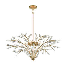 ELK Home Plus 18296/9 - Flora Grace 9-Light Chandelier in Champagne Gold with Clear Crystal