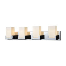 ELK Home Plus 19503/4 - Balcony 4-Light Vanity Sconce in Polished Chrome with Opal White Glass
