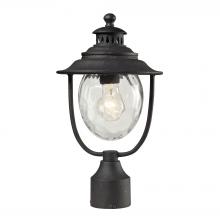 ELK Home Plus 45042/1 - Searsport 1-Light Outdoor Post Mount in Weathered Charcoal