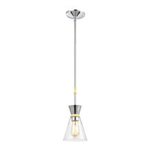 ELK Home Plus 46483/1 - Modley 1-Light Mini Pendant in Polished Chrome with Clear Glass