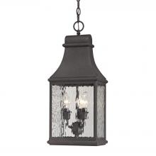ELK Home Plus 47074/3 - Forged Jefferson 3-Light Outdoor Pendant in Charcoal
